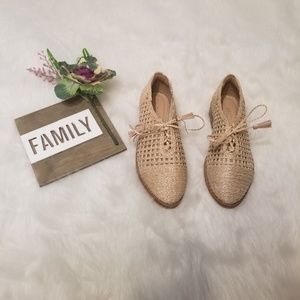 Arezzo Jute Lace Up Resort Shoe